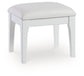Chalanna - Vanity Stool - White