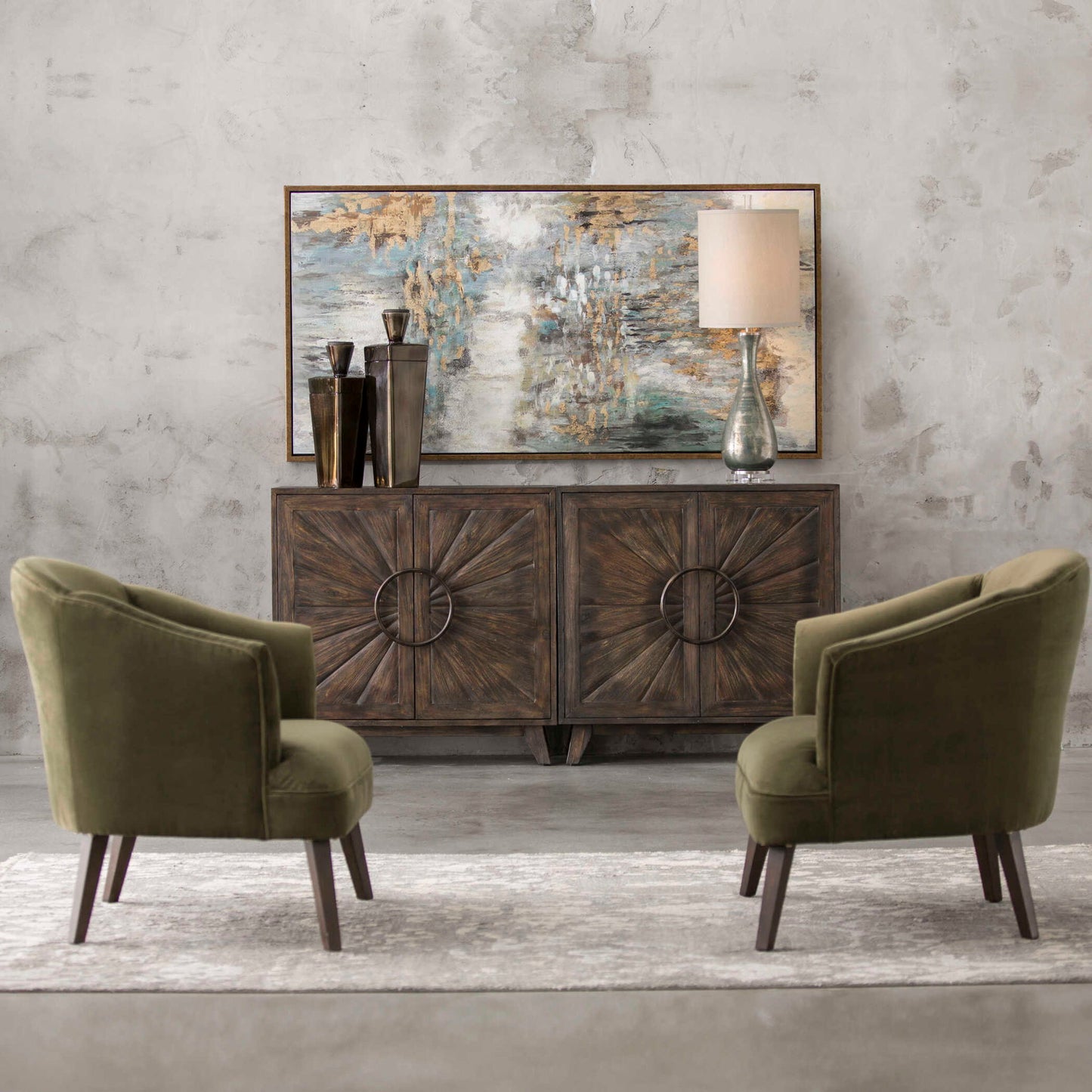 Conroy - Accent Chair - Olive