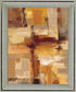 Gold Horizon - 28" x 34" Framed Wall Art - Gold