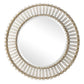 Denali - Textured Glass Round Mirror