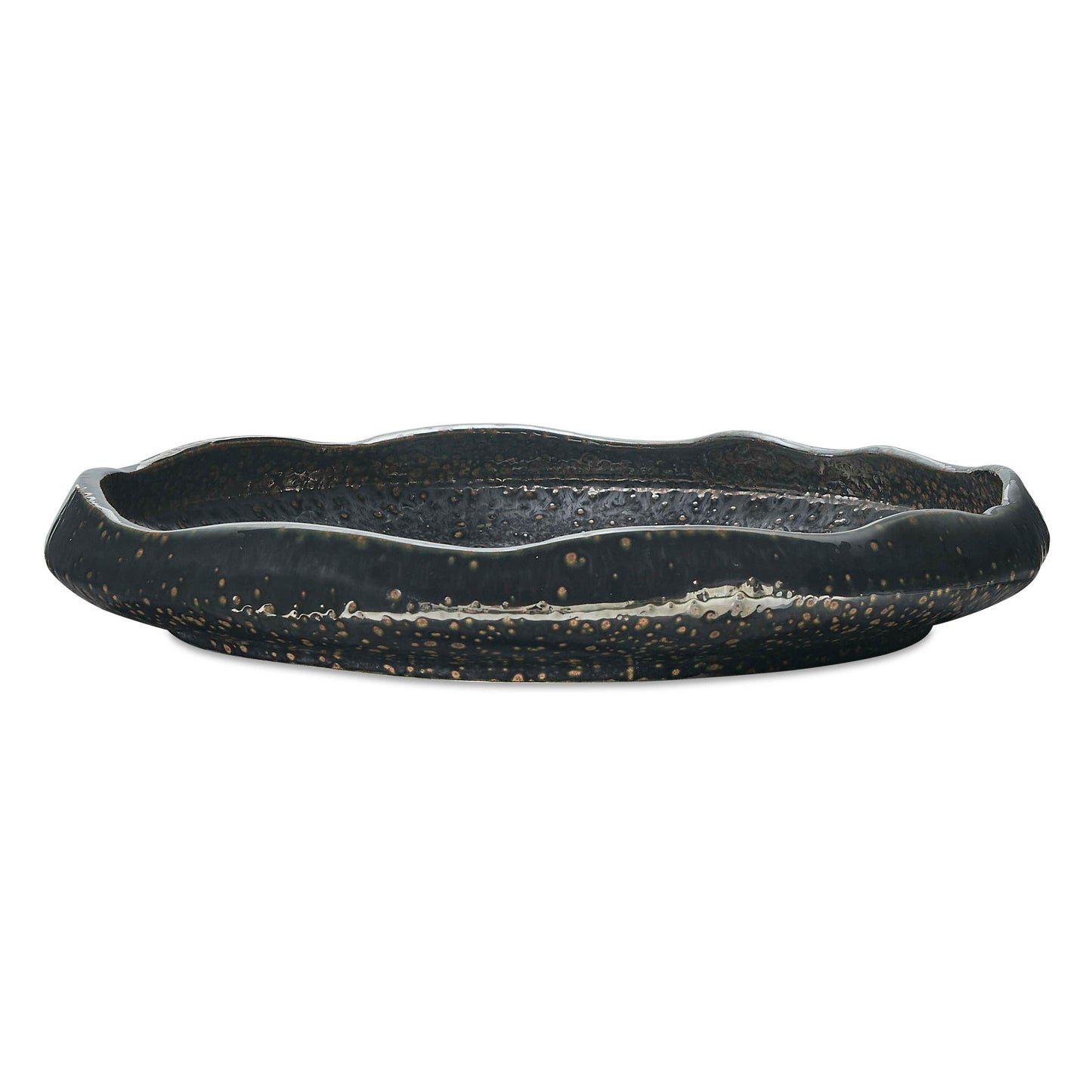 Stardust Ripple - Indoor-Outdoor Bowl - Black