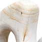 Stone Flow - Outdoor Sculptures (Set of 2) - Brown / White