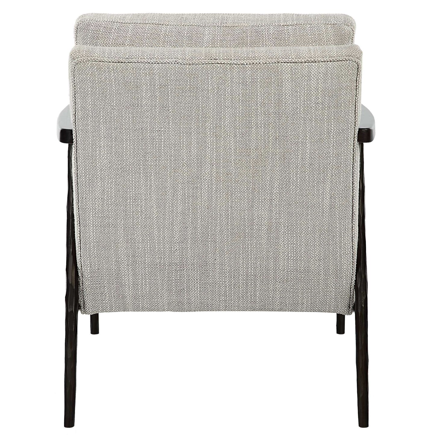 Sebastian - Cast Iron Accent Chair - Gray