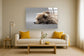 "Serene Slumber" Tempered Glass - Brown / Gray