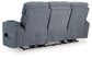 Studio Cave - Power Reclining Sofa - Steel