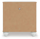 Kozlani - One Drawer Night Stand - White