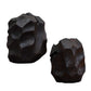 Ember Root - Teak Sculpture (Set of 2) - Black