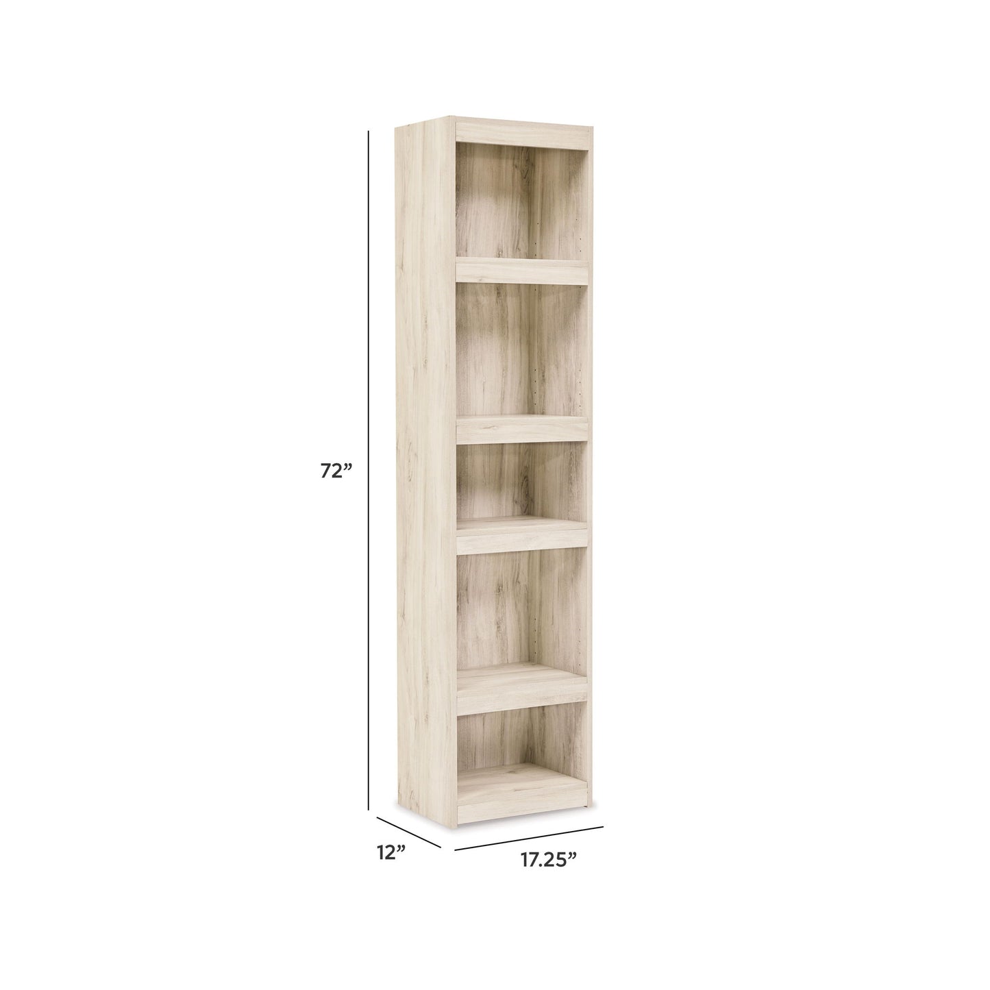 Bellaby - Pier - 4 Shelves - Whitewash