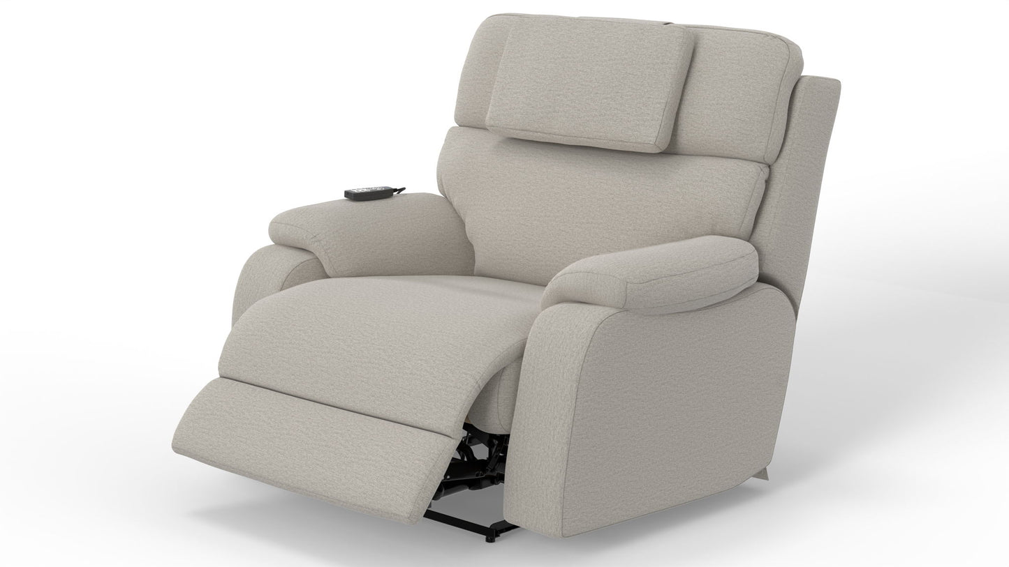 Dreamtime - 48" Power Headrest Power Lay Flat Recliner With CR3 Heat/Massage/Zero Gravity