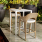 Montellano - Outdoor Bar Table - White