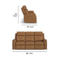 Felix - Power Reclining Sofa With Power Headrest, Lumbar, Heat & Massage