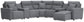 Modmax II - Reclining Sectional - Salt And Pepper