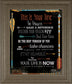 This Is Your Time By Marla Rae - Framed Print Wall Art - Black