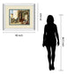 Perro Y Biciceleta By Lourengo D. Mirrored Frame - Beige