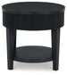 Marstream - Round End Table - Black