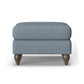 Moxy - Fabric Ottoman, Round Turned Legs