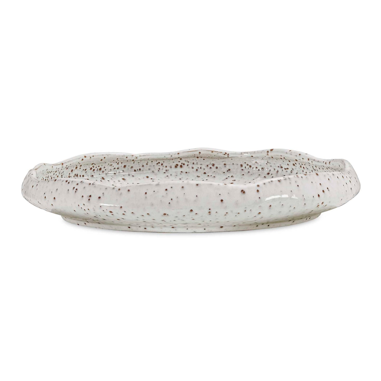 Stardust Ripple - Indoor-Outdoor Bowl - White