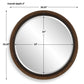 Porthole - Round Mirror - Bronze