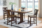 Rylandeen - Counter Height Extension Dining Table Set
