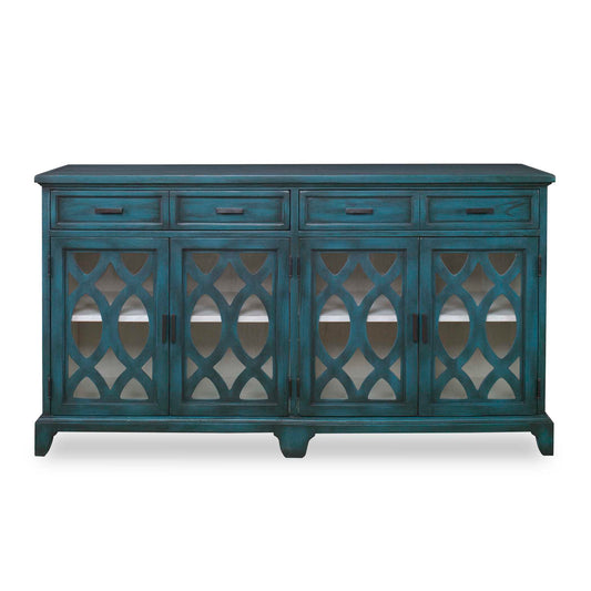Oksana - Wooden Credenza - Green