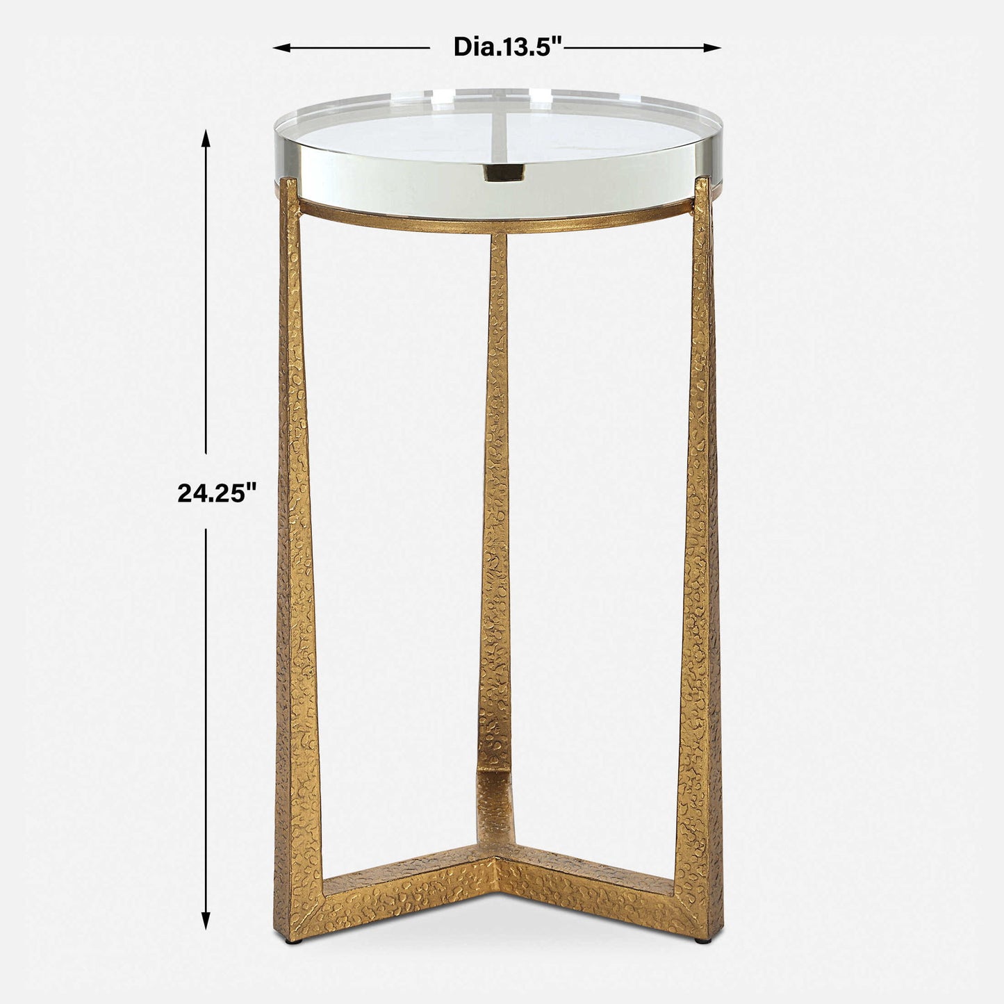 Midas - Accent Table - Antique Gold