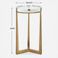 Midas - Accent Table - Antique Gold
