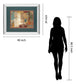 Oriental Trip Crop By Silvia Vassileva - Mirror Framed Print Wall Art - Dark Gray