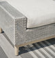 Seton Creek - Ottoman With Cushion - Gray