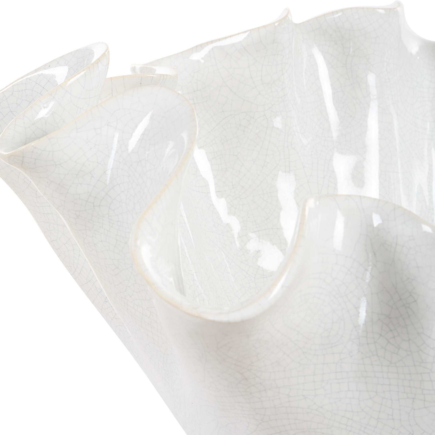 Ruffle Bloom - Bloom Bowl - White