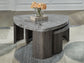 Surmour - Stacked Cocktail Table - Gray / Brown