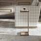 Gamora - Marble Drink Table - Gold / Green