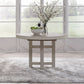 Backroads - Pedestal Table - Weathered White & Parchment