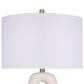 "Serenity Loop" Ceramic Table Lamp (Set of 2) - Textured White