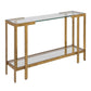 Kendrick - Glass Console Table - Gold