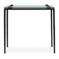 Averona - Glass Top Accent Table - Bronze