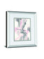 Blushing Grey I By Chris Paschke Mirrored Frame - Pink