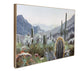 Sonoran Vista II Hand-Embellished Canvas In Frame - Gray / Blue