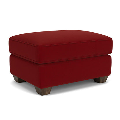 Carson - Ottoman, Heavy Thread Stitching