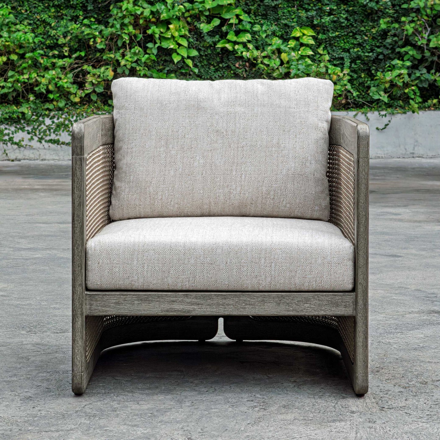 Dartmoor - Outdoor Barrel Chair - Weathered Gray