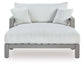 Hurley Park - Chaise Lounge With Cushion - Gray