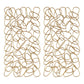 In The Loop - Wall Art (Set of 2) - Gold
