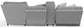 Abraxas - 6 Piece Reclining Sectional