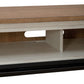 Fireplace TV Consoles - 79" Console With Fire - Medium Brown