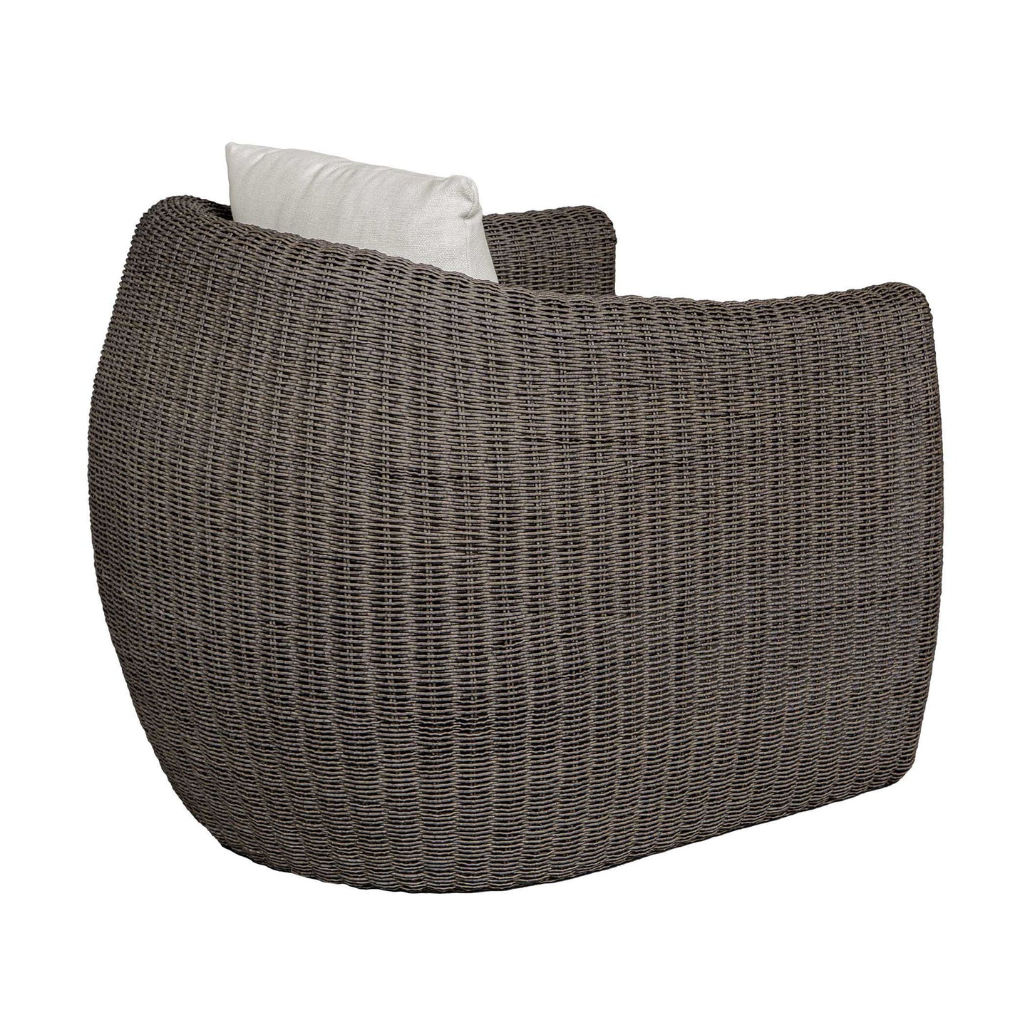 Tropic - Outdoor Lounge Chair - Brown / White