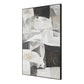 Folding - Time Framed Abstract Art - Black / Brown / Gray / White