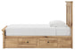 Makidern - Panel Storage Bed With 2 Under Bed Storage Units