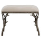 Lismore - Small Fabric Bench - Beige