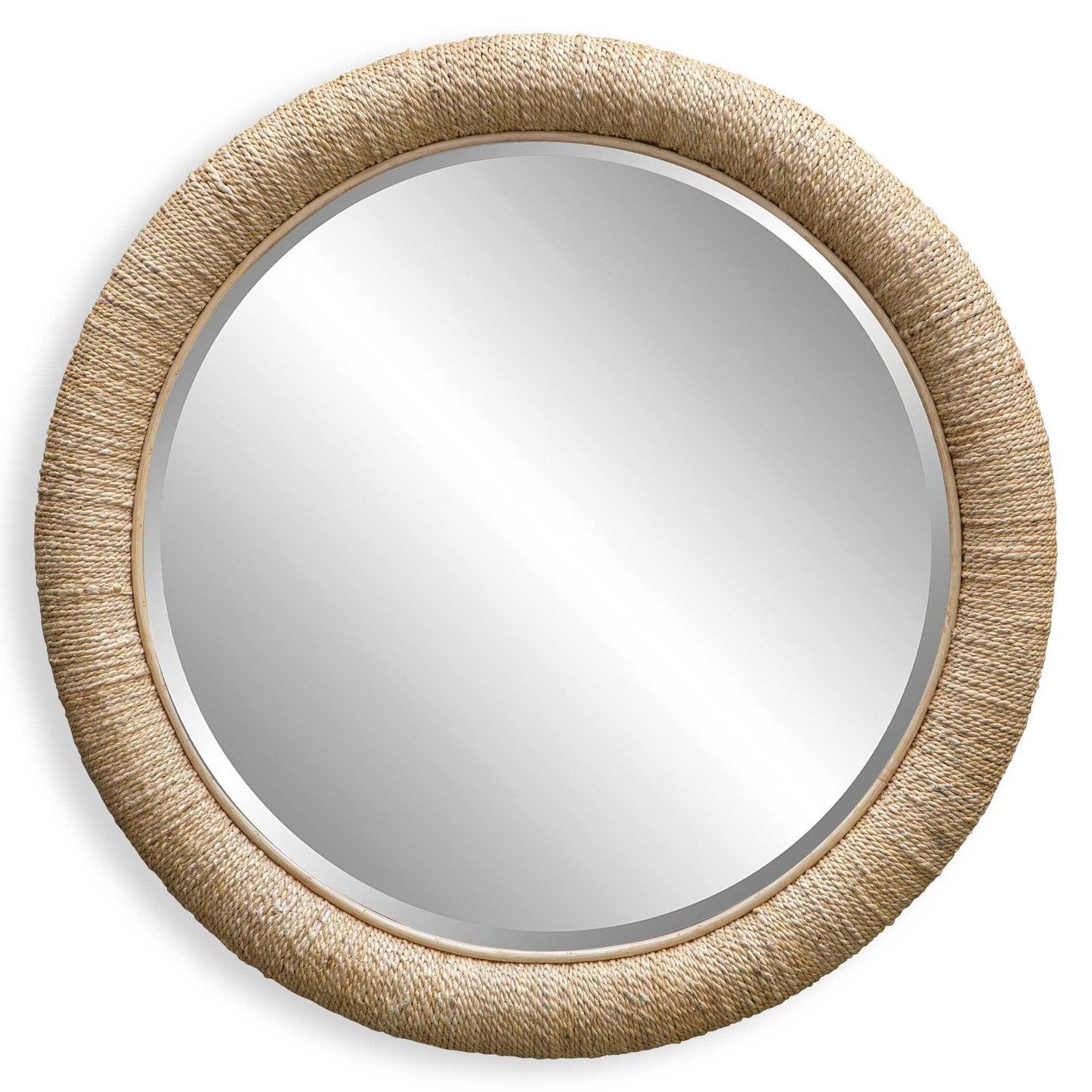 Mariner - Round Mirror - Light Brown