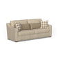 Milo - Fabric Two-Cushion Sofa With Nailhead Trim