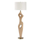Almyra - Solid Wood Floor Lamp - Light Brown